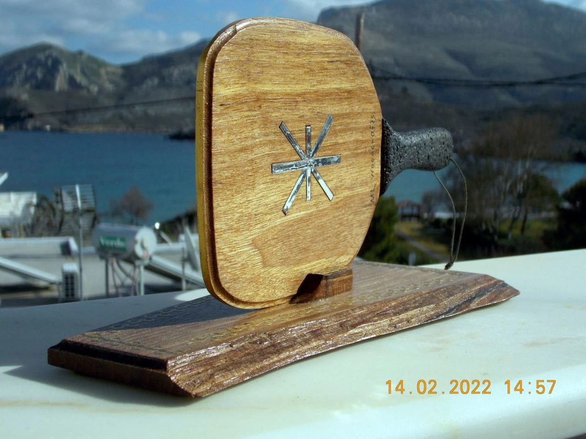 Vendora Ξύλινη ρακέτα μινιατούρα. 6 Vendora Ξύλινη ρακέτα μινιατούρα. - Image 4