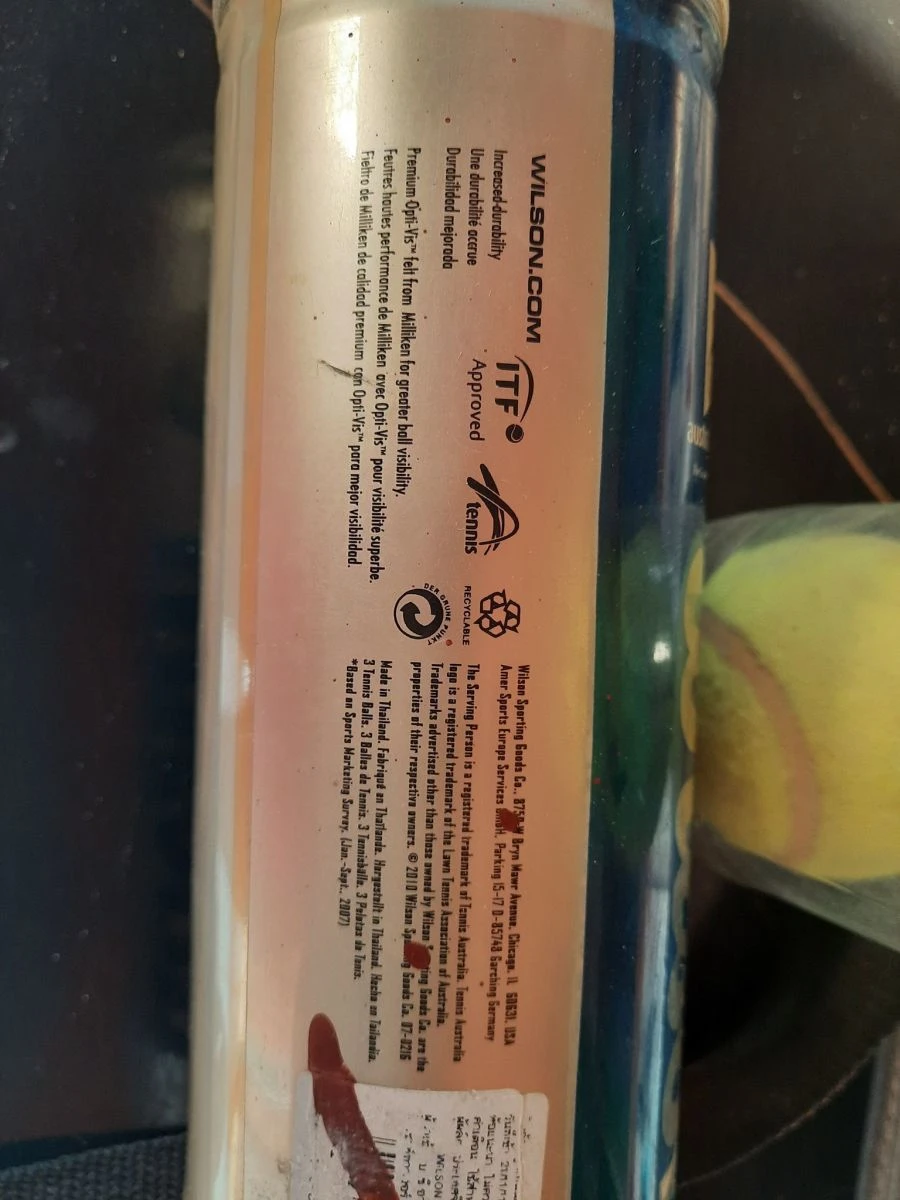 Vendora ΜΠΑΛΑΚΙΑ ΤΕΝΝΙΣ WILSON 3 ORIGINAL ΣΥΛΛΕΚΤΙΚΑ 4 Vendora ΜΠΑΛΑΚΙΑ ΤΕΝΝΙΣ WILSON 3 ORIGINAL ΣΥΛΛΕΚΤΙΚΑ - Image 2