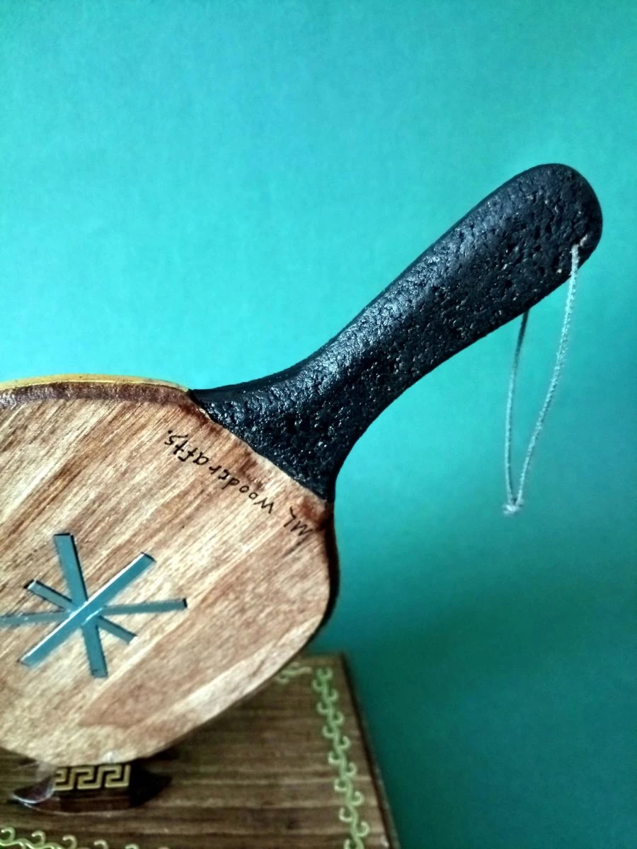 Vendora Ξύλινη ρακέτα μινιατούρα. 11 Vendora Ξύλινη ρακέτα μινιατούρα. - Image 9