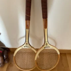 Vendora Ξύλινες παλιές ρακέτες 2τεμ. με δερμάτινη λαβή. Τιμη για 2. -Vendora Shop e0bb23d4a1f93853852bab46ed14618ed224eb8e xl