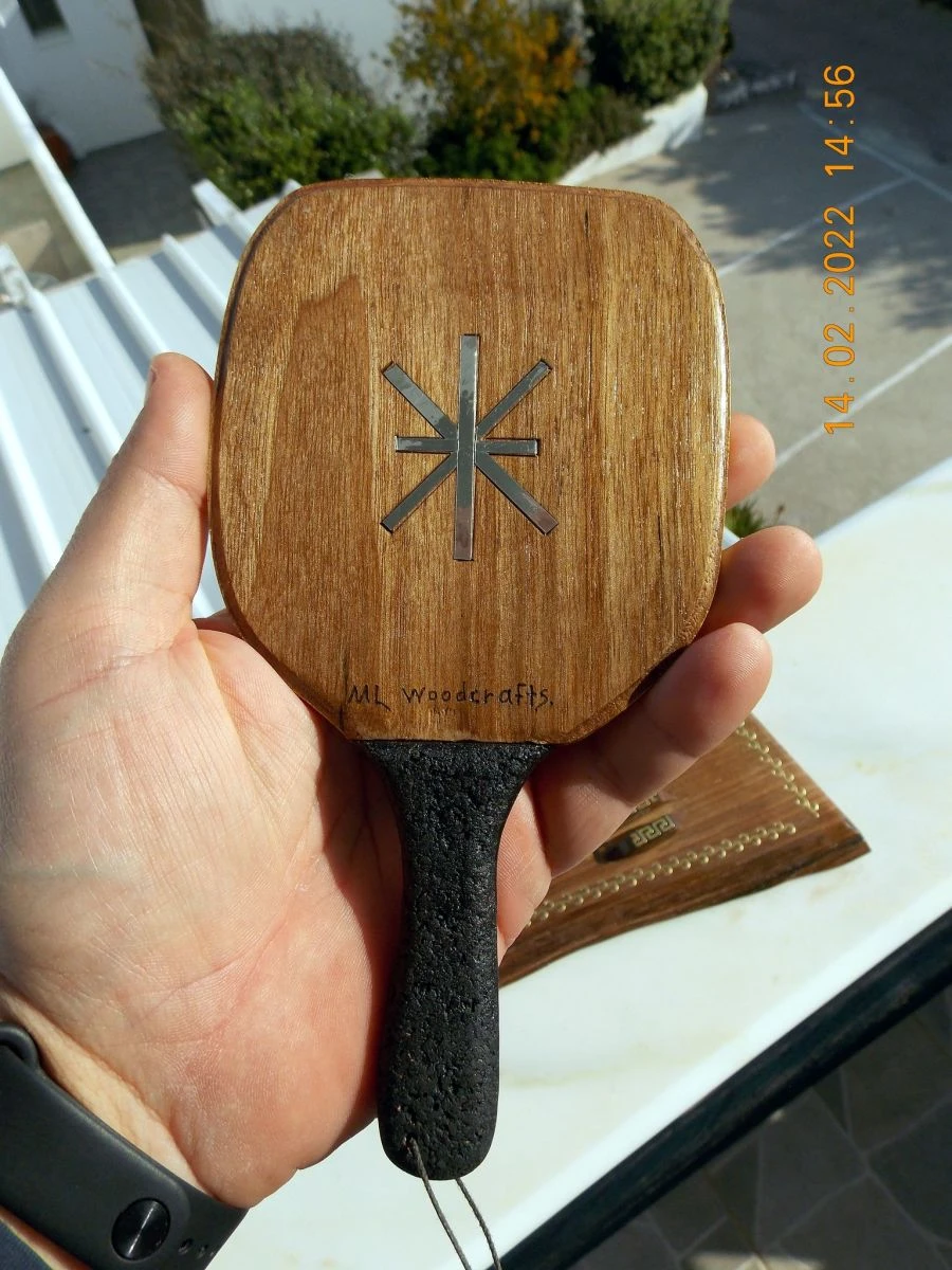 Vendora Ξύλινη ρακέτα μινιατούρα. 7 Vendora Ξύλινη ρακέτα μινιατούρα. - Image 5